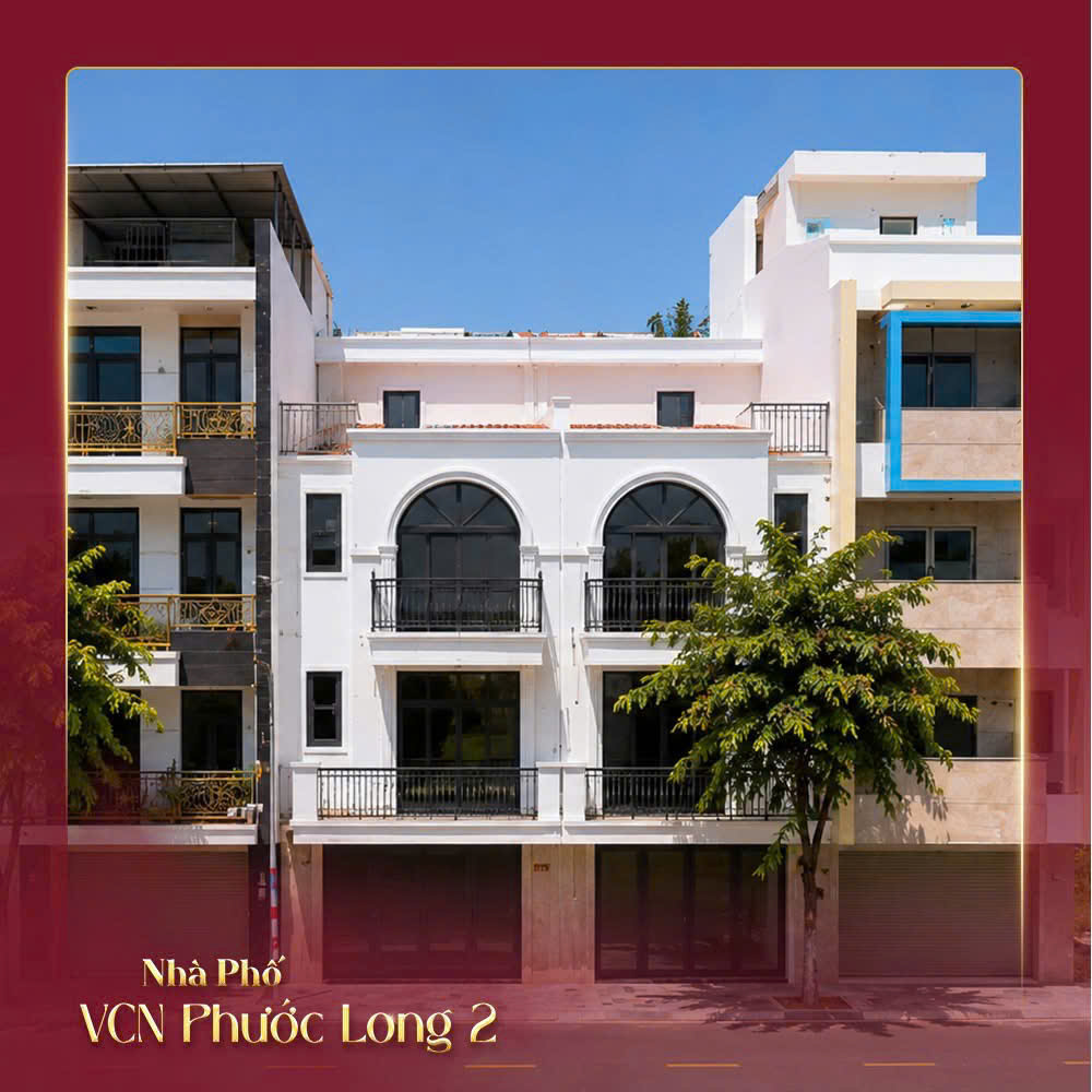Chỉ còn 1 căn giá hời Nhà phố VCN Phước Long 2 Nha Trang, diện tích 95m² đã xây 4 tầng. Giá chỉ 8,1 tỷ