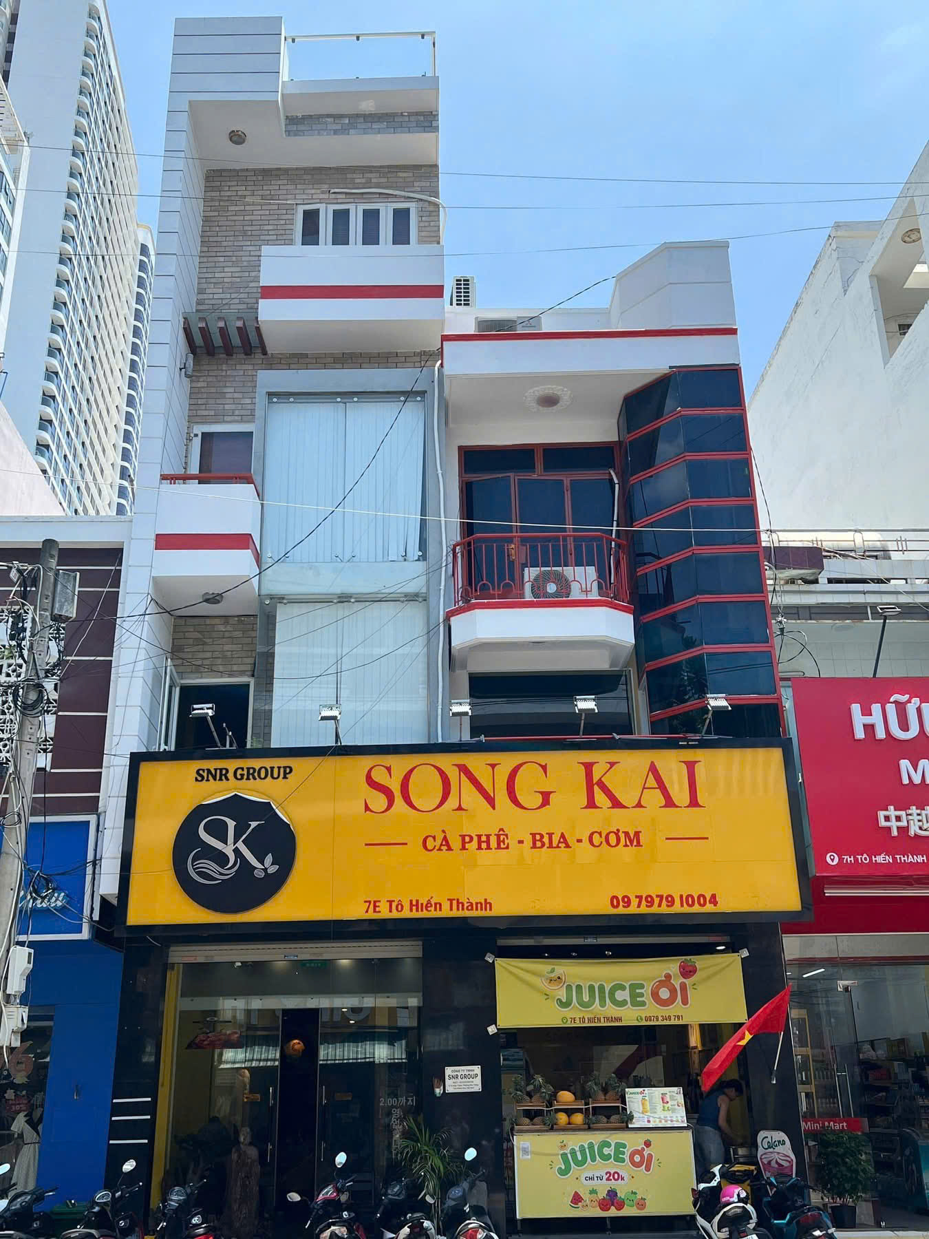 Cho thuê nhà mặt tiền đường Tô Hiến Thành, Nha Trang. Ngang 7m dài 22m